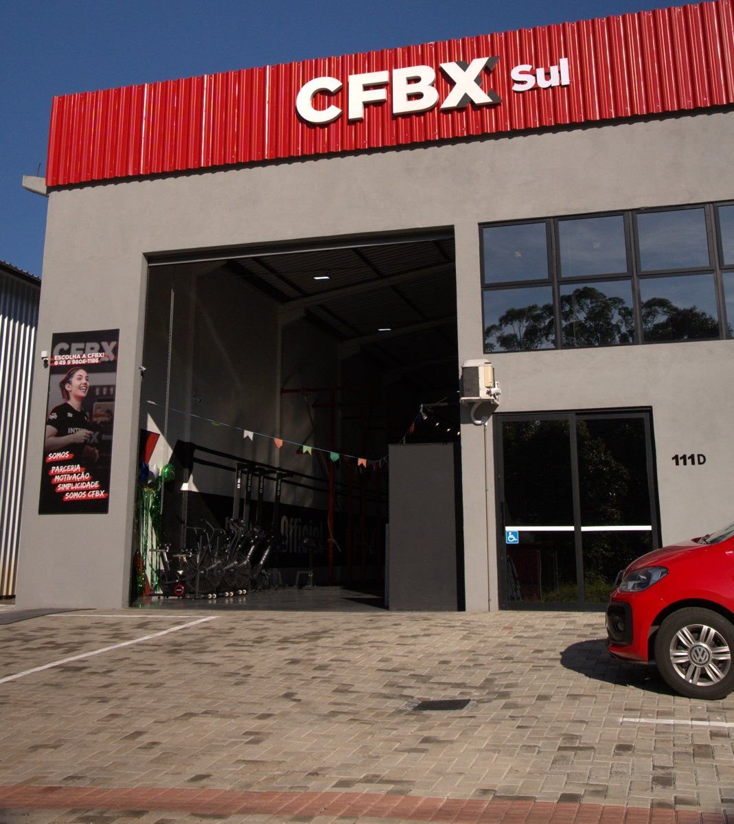 Fachada da CFBX Sul no Palmital, Chapecó